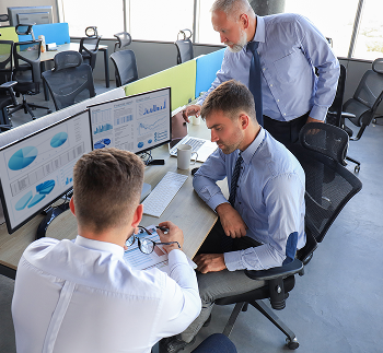 Explaining to the team